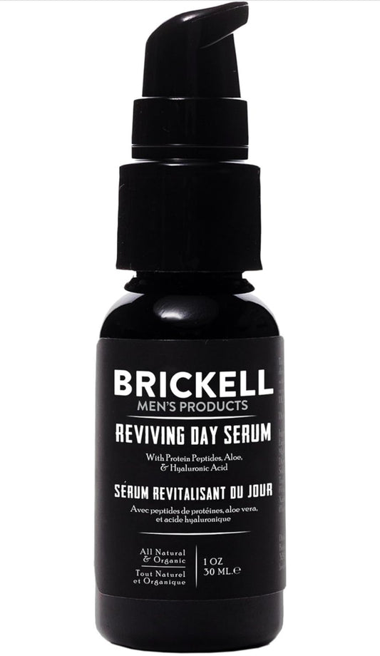 Brickell Men's Anti Aging Reviving Day Serum for Men 30ml