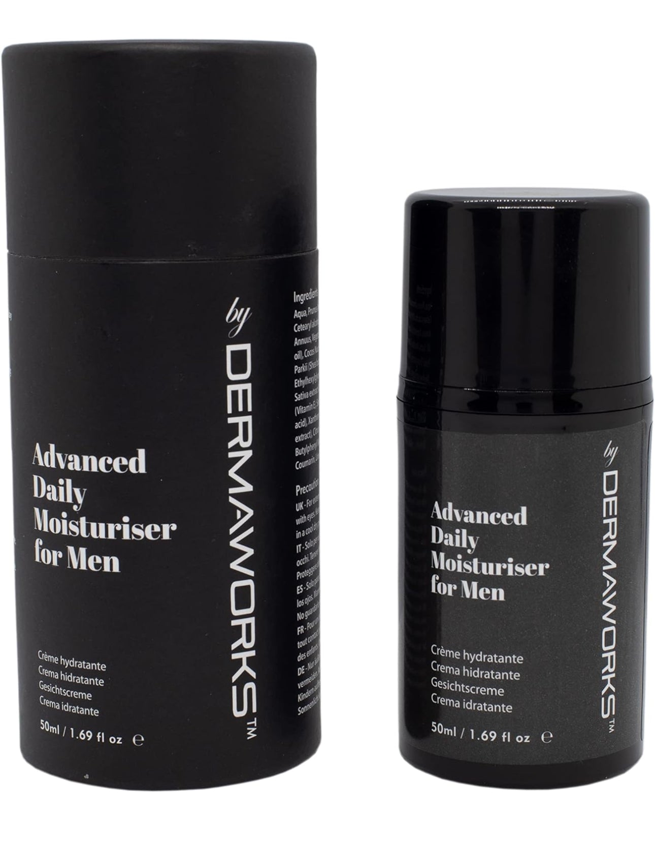 Mens Face Cream and Hydrating Moisturiser with Vitamin E and Hyaluronic Acid