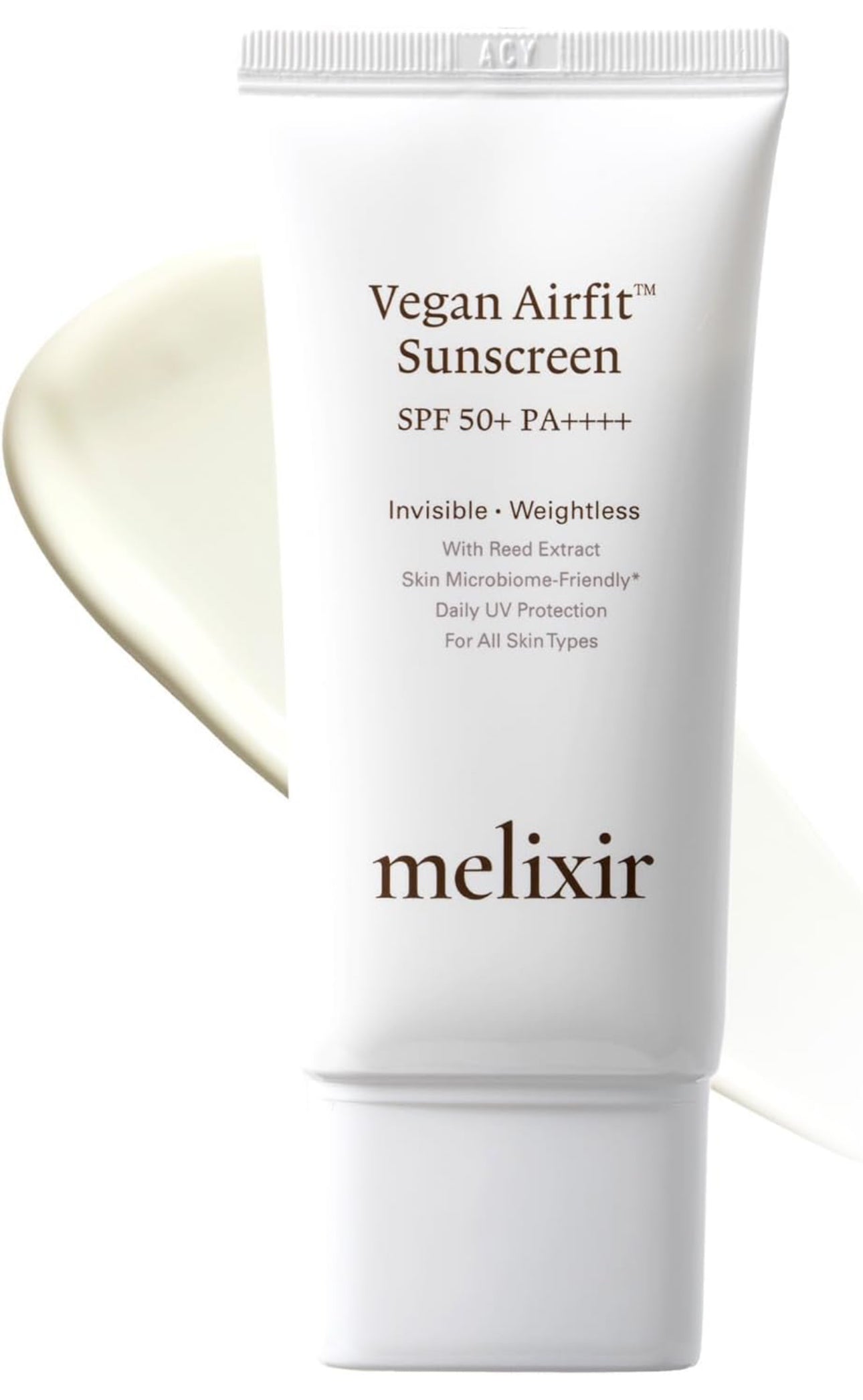 Melixir Vegan Airfit Sunscreen SPF 50, Korean Sunscreen for Face