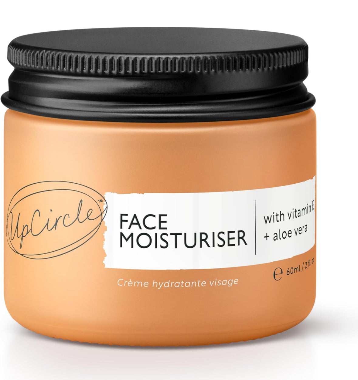 UpCircle Face Moisturiser with Argan Powder 60ml - Nourishing Day Cream