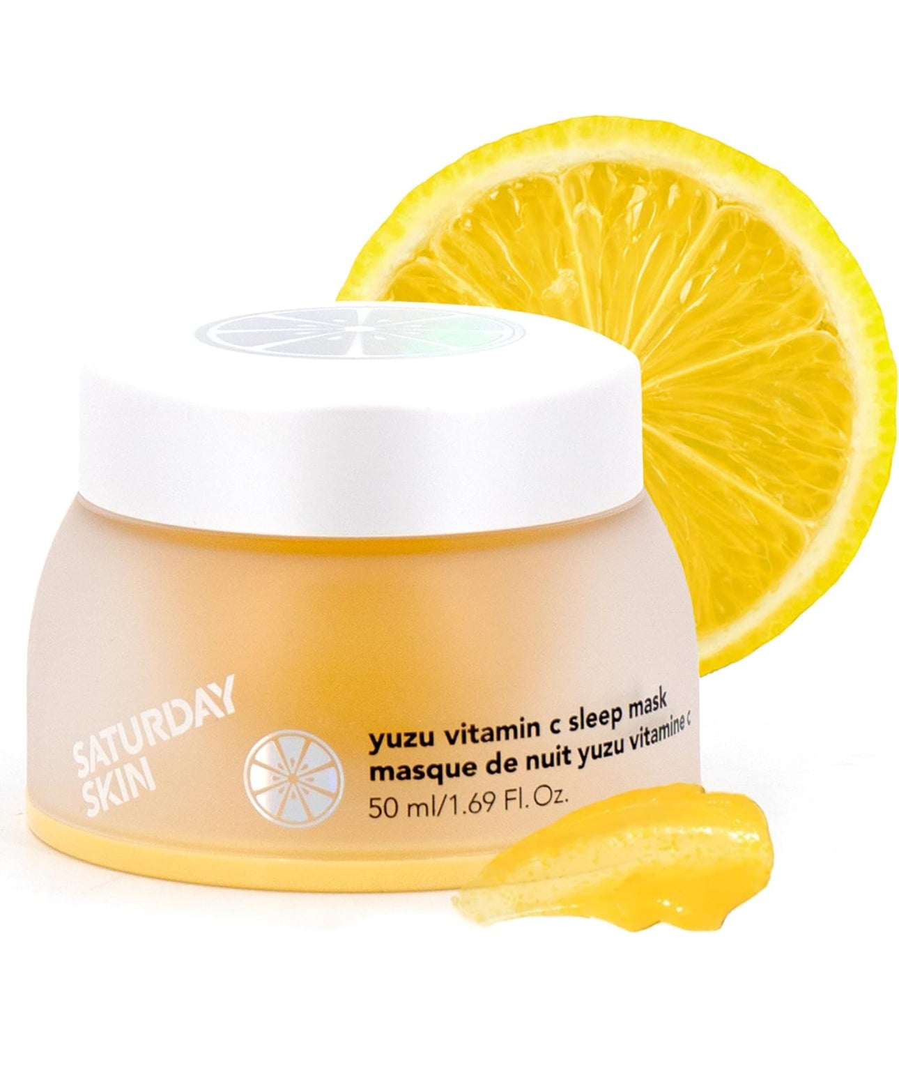 Saturday Skin Yuzu Vitamin C Sleep Overnight Face Mask Skin Care Retinol Niacinamide Face Moisturizer Brightening Sleeping Mask