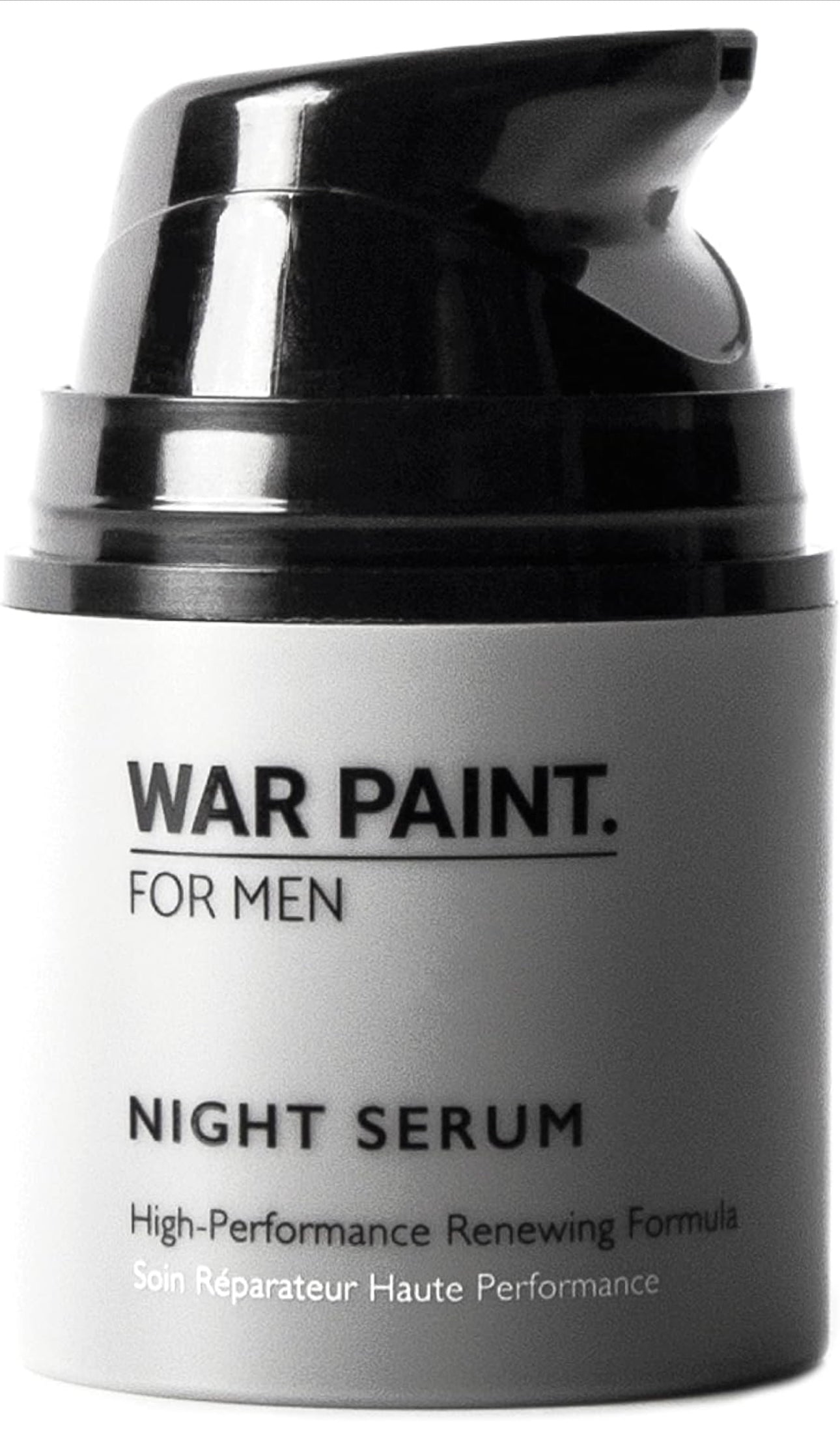 Warpaint for Men Skincare Range - Night Serum - Revitalise, Smooth and Hydrate