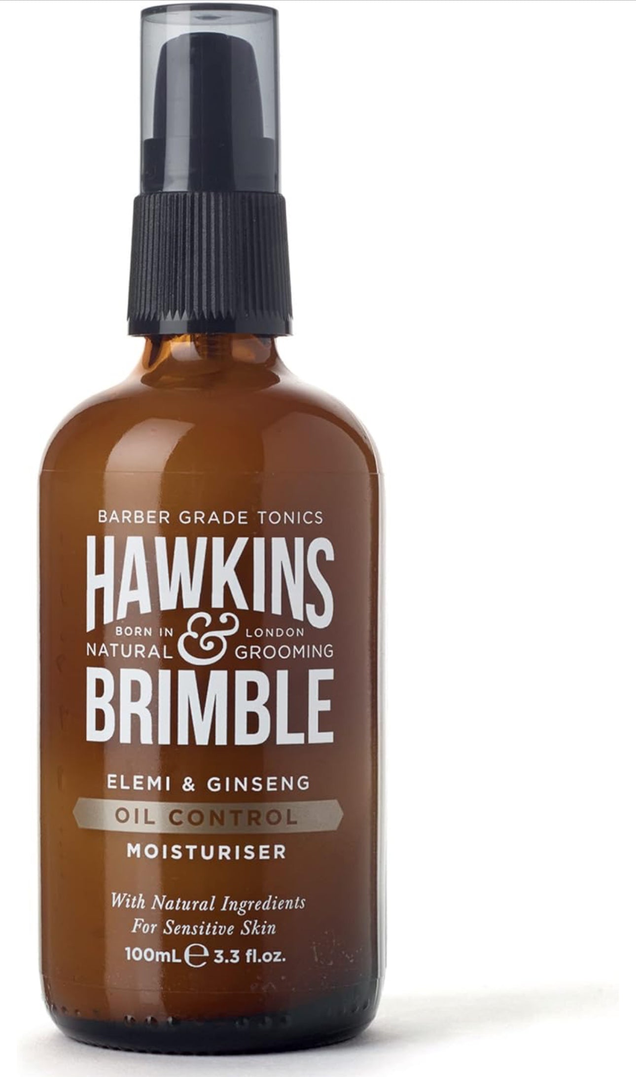 Hawkins & Brimble Oil Control Men’s Face Moisturiser, Sensitive Skin Moisturiser for Men with Natural Ingredients