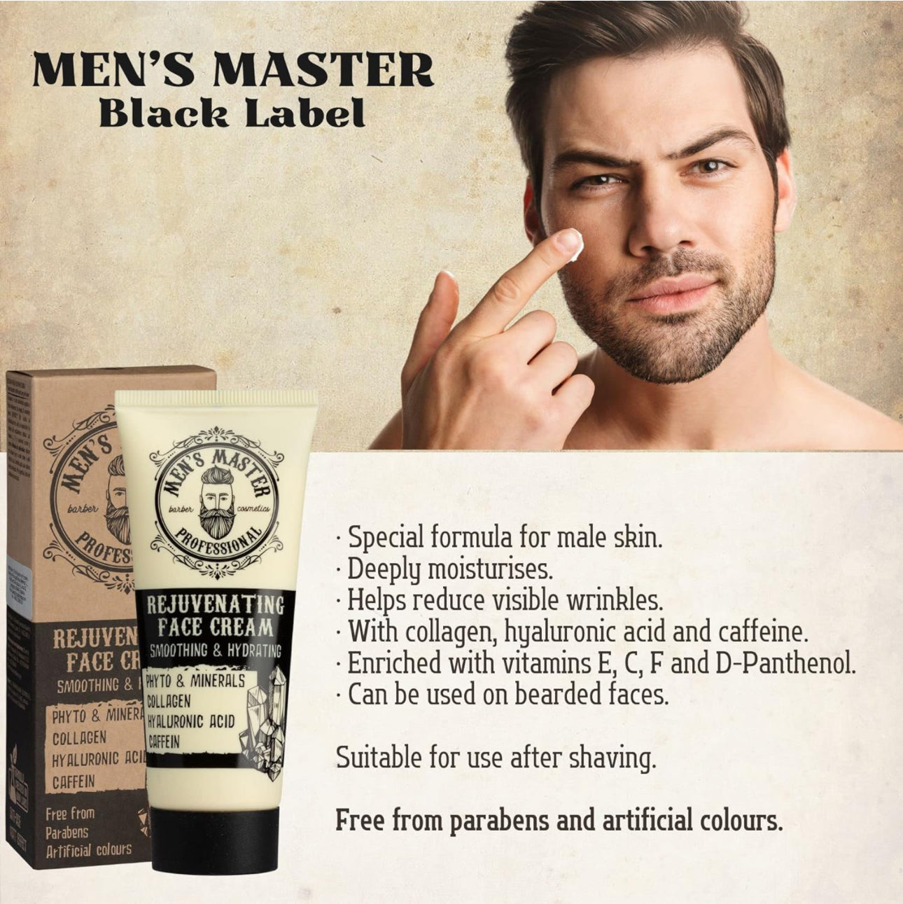 Men's Master Rejuvenating Face Cream for Men