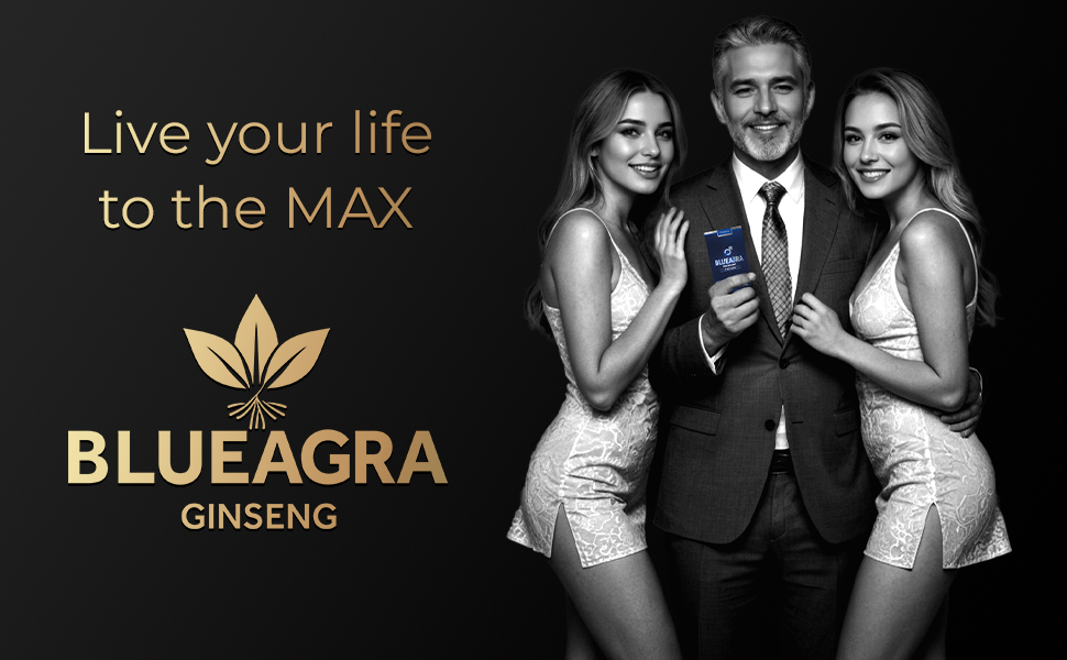 BLUEAGRA Extremely effective Male enhancement natural food supplement Made in UK